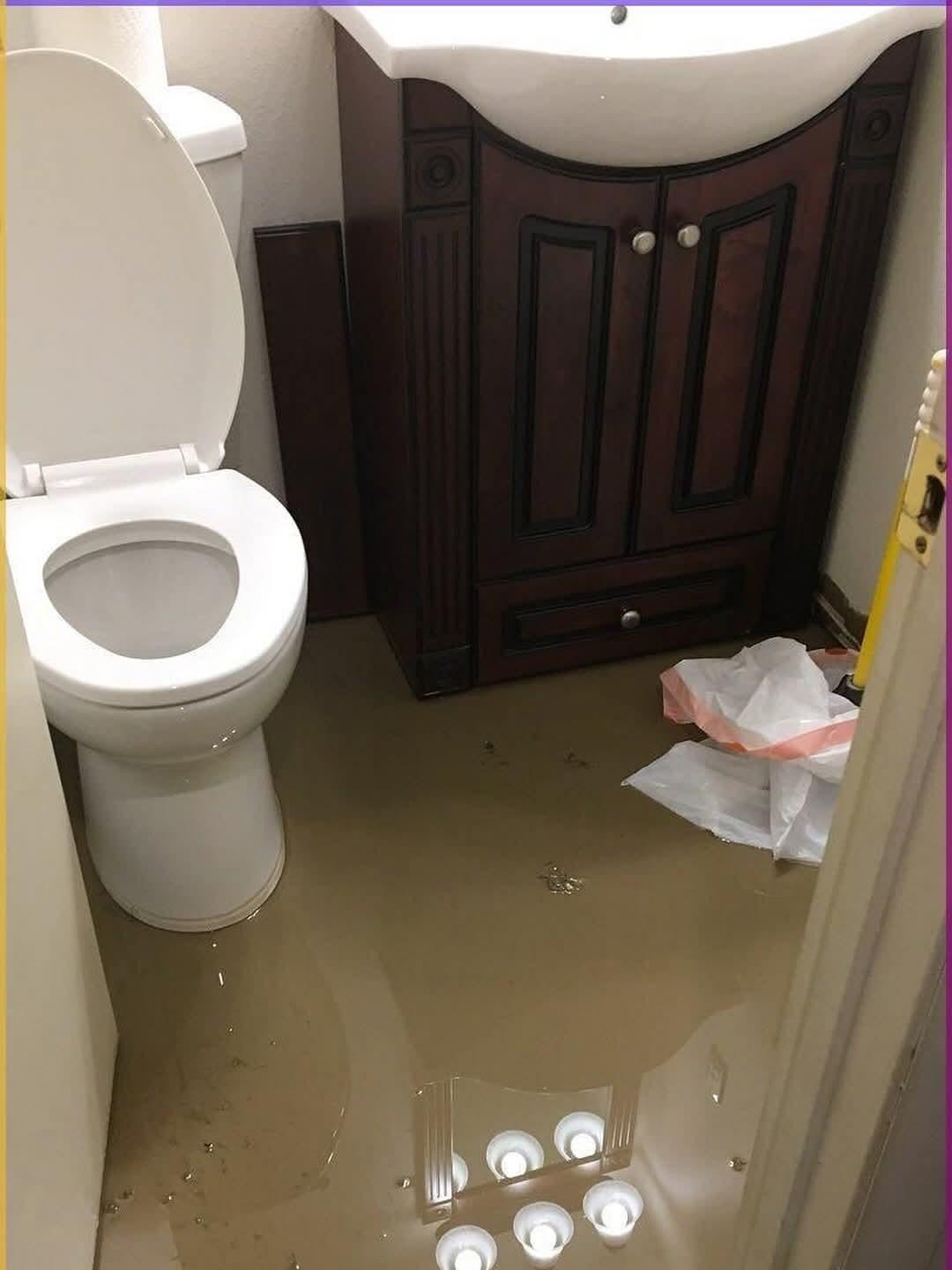 Flooded basement recovery