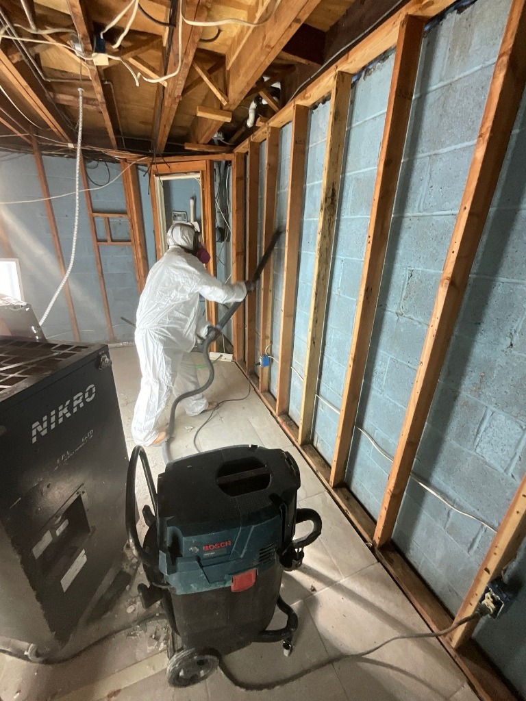 Clean remediation after treatment
